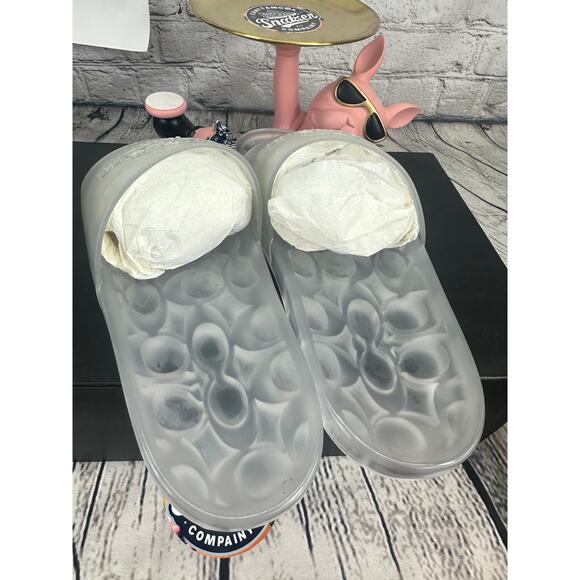 Coach Brand Ulyssa Clear Rubber Slides Slip On Slippers Womens Size 10 NEW W/BOX - Picture 4 of 7